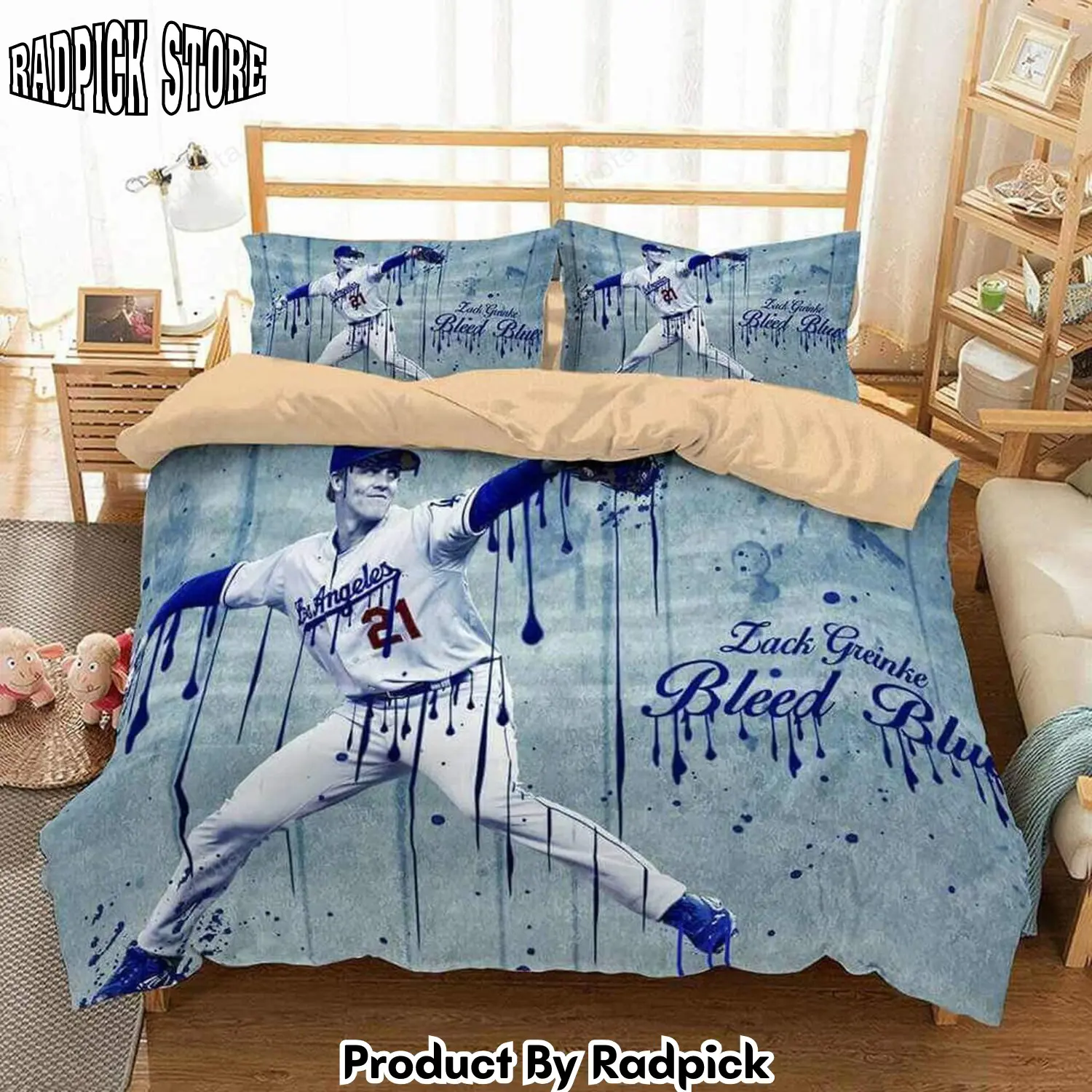 Radpick arizona diamondbacks zach grinko bedding set rp3278680